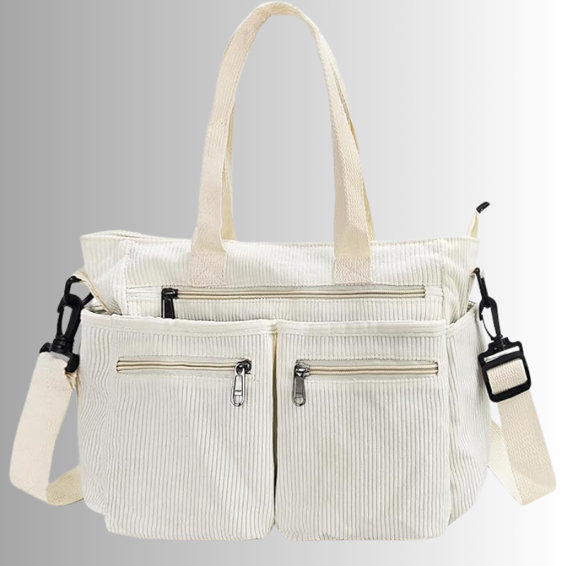 Torba Urban Cord Tote w kolorze białym