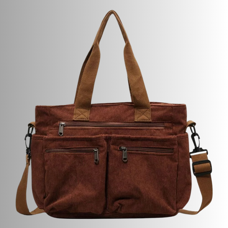 Torba Urban Cord Tote w kolorze brązowym
