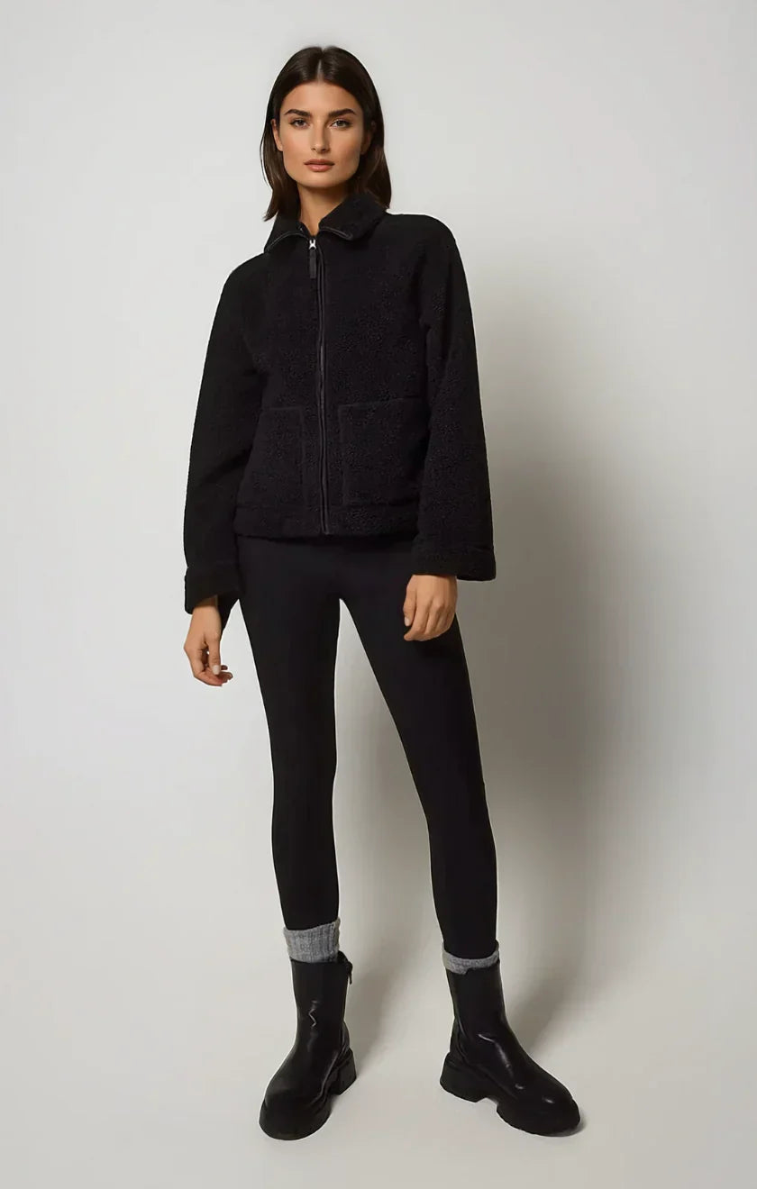 Nordic Luxe ciepłe legginsy – czarne