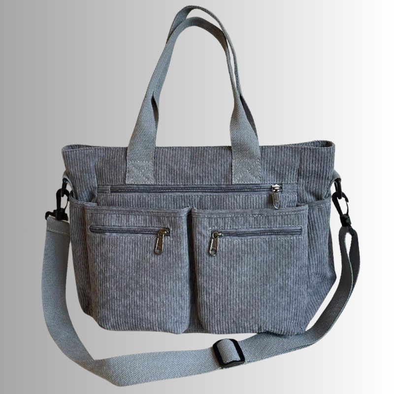Torba Urban Cord Tote w kolorze szarym