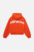 Pomarańczowa bluza Withlove tył