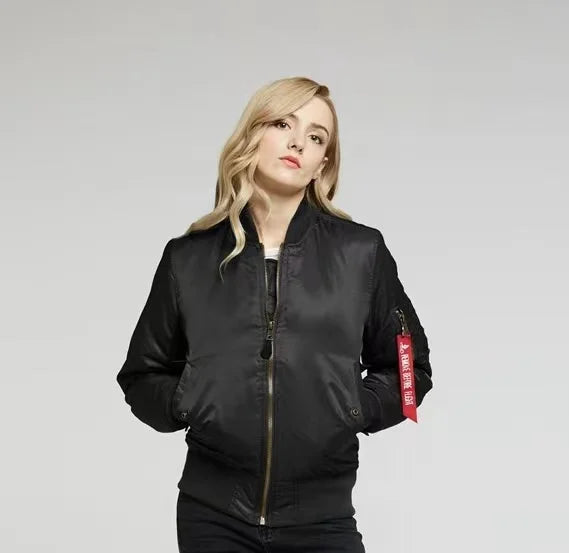 Kurtka bomber Lorayne MA-1 w kolorze khaki