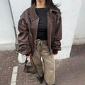 Kurtka Ember Leather w kolorze brązowym