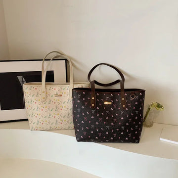 Belle Charme Tote | Torebka damska z kokardkami