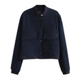 Kurtka Emilia Bomber w kolorze granatowym