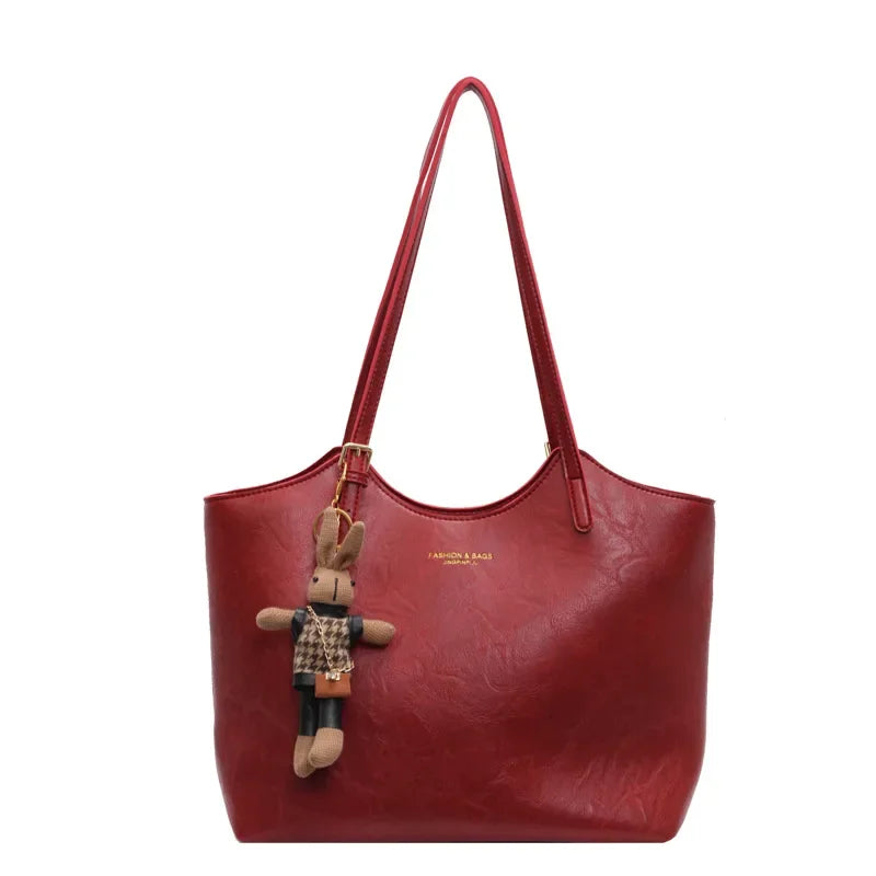 Rustic Edge torba w stylu vintage – bordowa