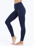 Nordic Luxe ocieplane legginsy zimowe – granatowe