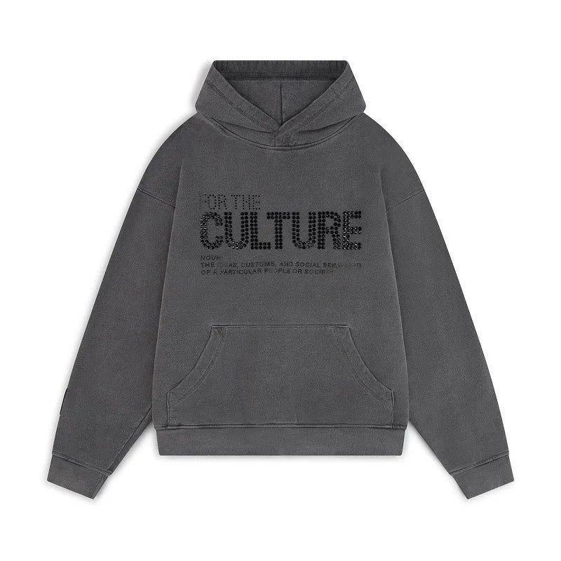 Bluza Arvian For The Culture szara z dżetami