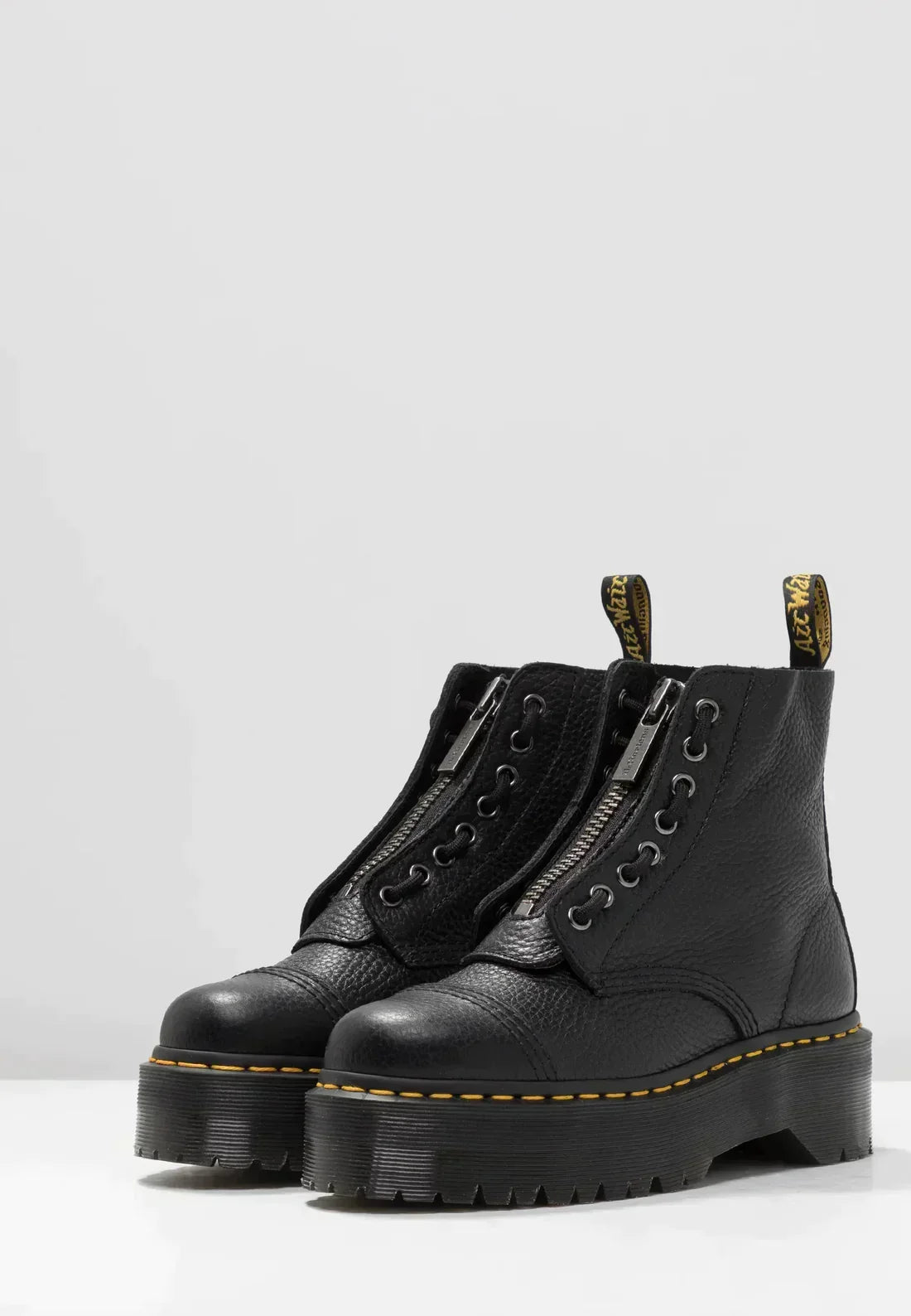 Rebel Stride botki z suwakiem – czarne