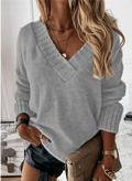 Sweter Velanya szary oversize