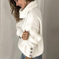 Lureva – sweter z golfem, kolor Biały / Wit – elegancki, miękki i kobiecy look.
