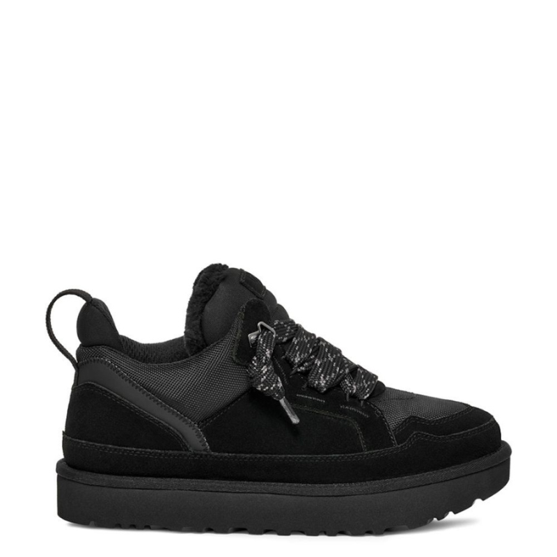Czarne sneakersy Lowelle – widok z boku