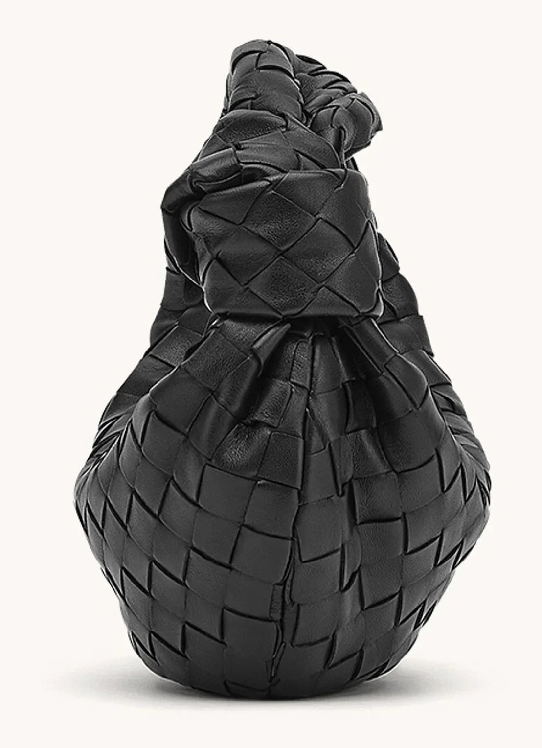 Allegra torebka damska – czarna torebka z plecionego materiału